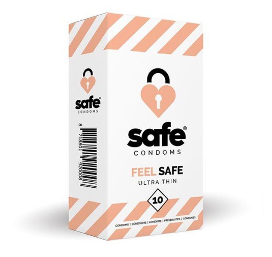 SAFE - Condooms Voelen Veilig Ultra Dun (10 stuks)